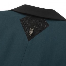 Juulc SS'24 Tailcoat Emerald Swarovski
