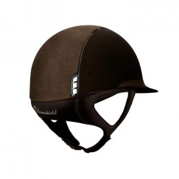 Samshield Miss Shield Brown Shadowmatt Alcatara top Frontalband 255 Jet Hematite