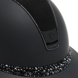 Samshield 2.0 Miss Shield Black Alcantara Top Glacier Crystal Frontalband Matte Trim 300 Swarovski