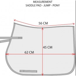 Equestrian Stockholm SS'23 jumping saddlepad Black Edition Gold