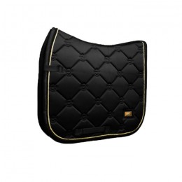 Equestrian Stockholm SS'23 dressage saddlepad Black Edition Gold