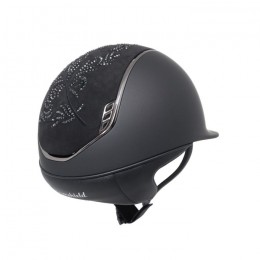 Samshield 2.0 Shadowmatt Black Flower Swarovski Top