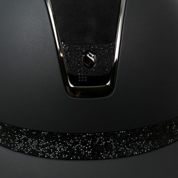 Samshield 2.0 Miss Shield Black Shadowmatt Alcantara top Ultra Fine Rock Frontalband Crystal Fabric Blason