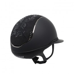 Samshield 2.0 Miss Shield Black Shadowmatt Flower Swarovski Top Frontalband