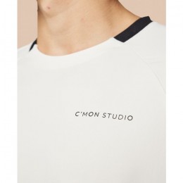 C'MON STUDIO Mens SS Trainings Tee W. Rib