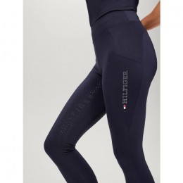 Tommy Hilfiger SS25 High Waist Riding Tights Amber Full Grip