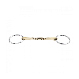 Busse Double Jointed Loose Ring Bradoon Kaugan 12 mm
