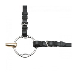 Busse Double Jointed Anatomical Soft-ring Loose Ring Snaffle Kaugan 14 mm