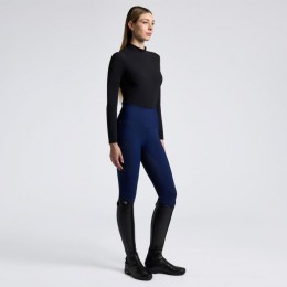 Cavalleria Toscana SS25 CT Jersey L/S Training Polo 3D Stamp Logo Women