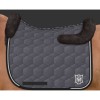 Mattes half lined saddlepad Velvet Schiefer