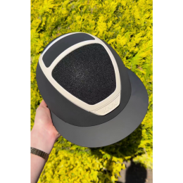 Kask Star Lady 2.0 Black Painted Sandy Frame Crystals Carpet Black