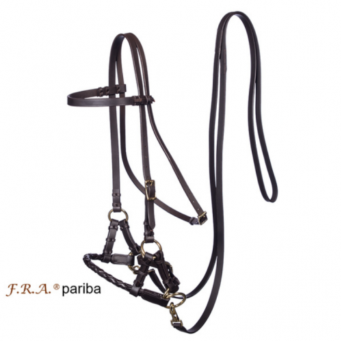 F.R.A. Bitless Sidepull bridle Pariba