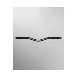 Passier browband with large rhinestones