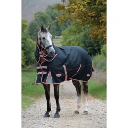 Weatherbeeta Comfitec Premier with Therapy-Tec Detach-A-Neck Lite Plus Black/Silver/Red