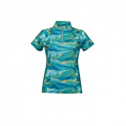 Weatherbeeta SS'22 Ruby Printed Short Sleeve Top Marble Print