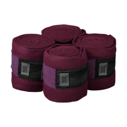Equito Fleece Bandages Plum Rose Gold