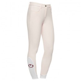 Cavalleria Toscana Girls Color Knee Grip Riding Breeches