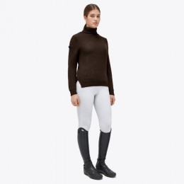 Cavalleria Toscana FW'23 CT Label Turtleneck Merino Wool Knit Sweater Women