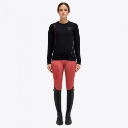 Cavalleria Toscana FW'23 CT Academy Brushed Cotton Crew Neck Sweatshirt Women