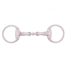 BR Double Jointed Eggbutt Snaffle 18 mm