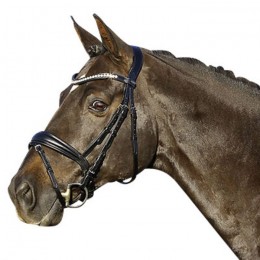 Euroriding La Rochelle bridle with Swedish noseband