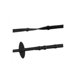 Montar leather reins with stops