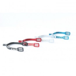 HB Stainless Steel Spurs Set Crystal Colors 20mm Straight
