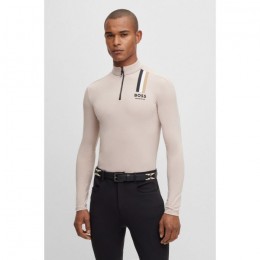 BOSS Equestrian FW'23 Men's Trainingsshirt Ethan Signature Stripe