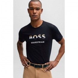 BOSS Equestrian SS'24 Signature Logo T-shirt Pierce