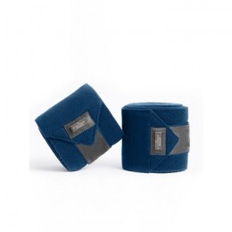 Equestrian Stockholm Moroccan Blue fleece bandages
