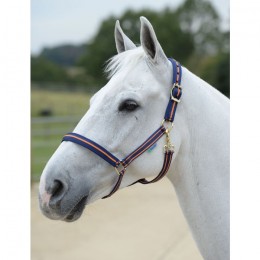 Bucas Dublin Halter Navy/Orange