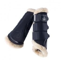 Eskadron FW'22 Platinum Mesh Fauxfur tendon boots