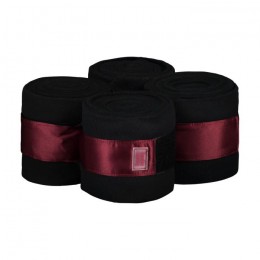 Equito Fleece Bandages Black Cherry