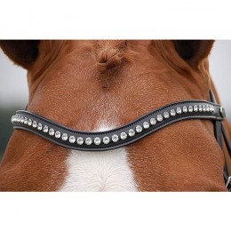 Dyon Swarovski browband white