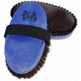Haas soft body brush Diva Mini blue