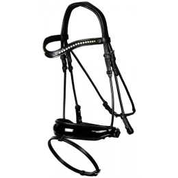 Dyon bridle patent rolled leather
