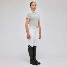Cavalleria Toscana SS'24 CT Jersey S/S Zip Competition Polo Girls