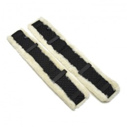LeMieux jumping girth covers natural/black