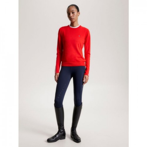 Жаккардовый свитер с логотипом Tommy Hilfiger SS'24 из Сиэтла
