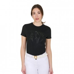 Equestro FW25 футболка Wild Flower женский