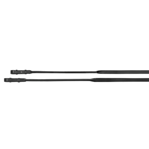 Passier Leather Reins, Rubber on One Side, Round-Stitched