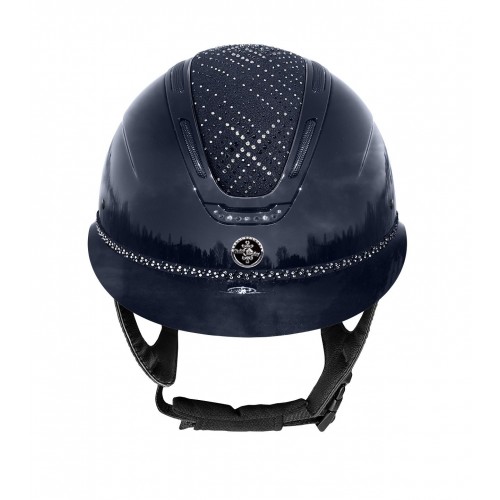 Fair Play Riding Helmet Equileus W-V Stellify Shiny Wide Visor