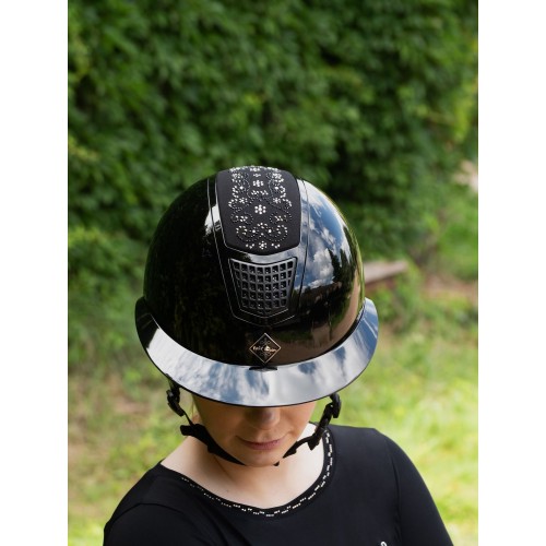 Fair Play Helmet Quantinum W-V Chic Shiny Wide Visor