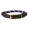Weatherbeeta Rope Leather Dog Collar