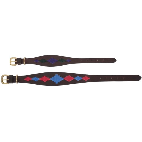 Weatherbeeta Lurcher Polo Leather Dog Collar