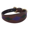 Weatherbeeta Lurcher Polo Leather Dog Collar