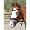 Collegiate Comfitec Opulux Plain Padded Hanoverian Flash Bridle