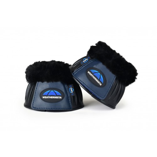 Weatherbeeta Tough-Tec Prime Fleece Trim Bell Boots Rubber