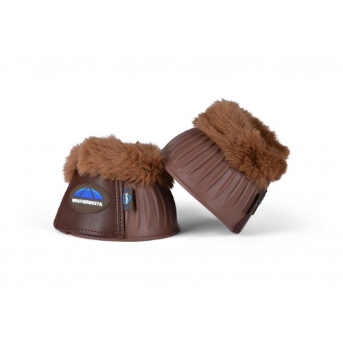 Weatherbeeta Tough-Tec Prime Fleece Trim Bell Boots Rubber