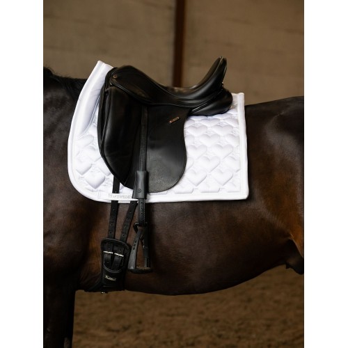 PS of Sweden SS26 Heart Dressage Saddle Pad White